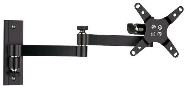 LCD TV Wall Mount Bracket Tilt 15° Swivel 180° 13-26"